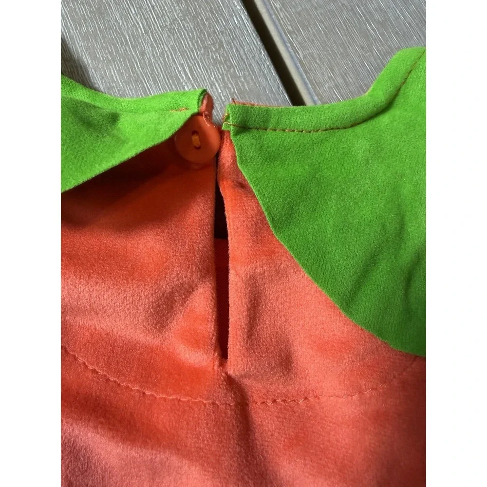 Pumpkin Baby Unisex Costume Pumpkin Romper Halloween DressUp Set Toddler Cosplay